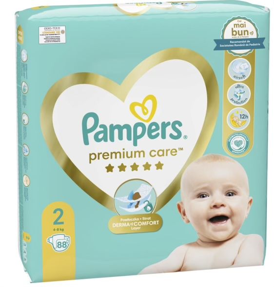 Scutece Pampers Premium Care Jumbo Pack