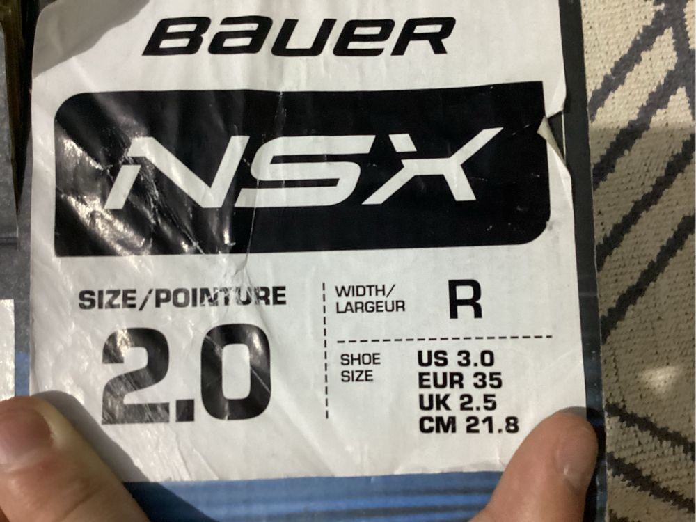 Продам хоккейные коньки Bauer NSX