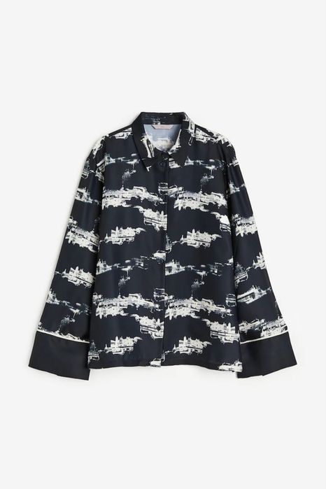 Риза с принт H&M