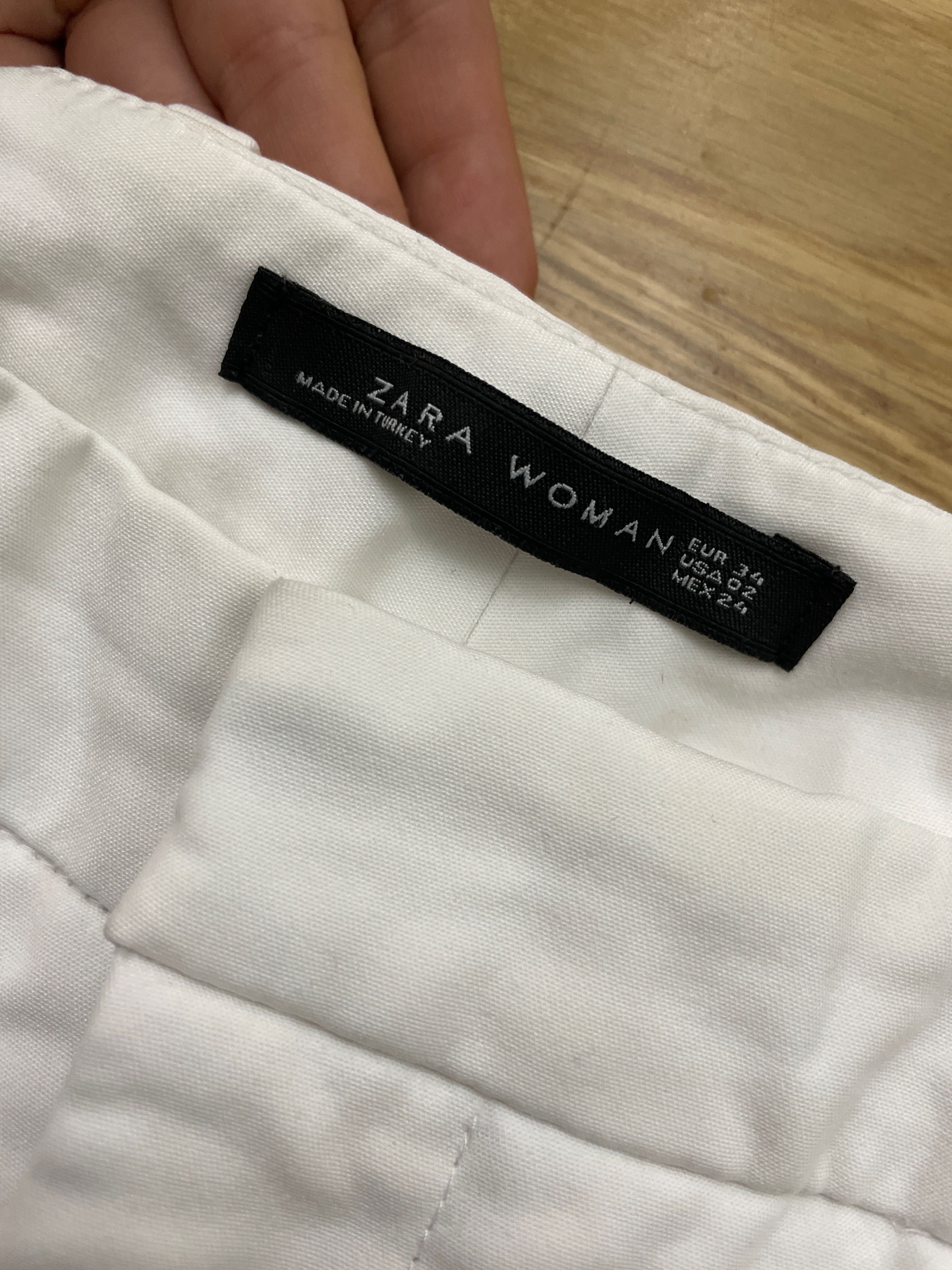 Брюки Zara белые, 34 размер