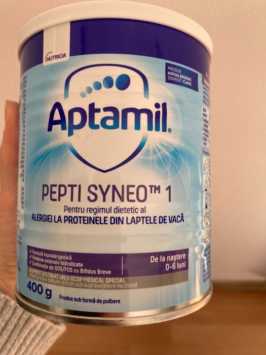 Aptamil Pepty Syneo 1 (0-6Luni), 400g, Expira 8.11.2025!