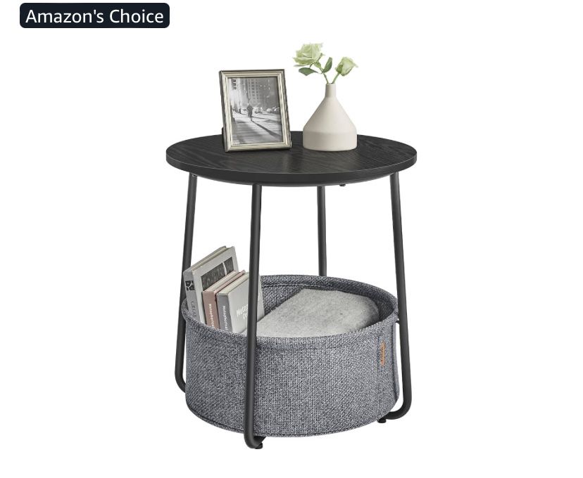 Кръгла странична масичка VASAGLE