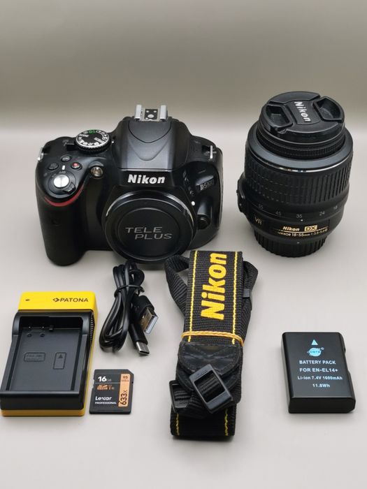 Kit foto Nikon D5100 + Nikon 18-55mm f3.5-5.6G VR