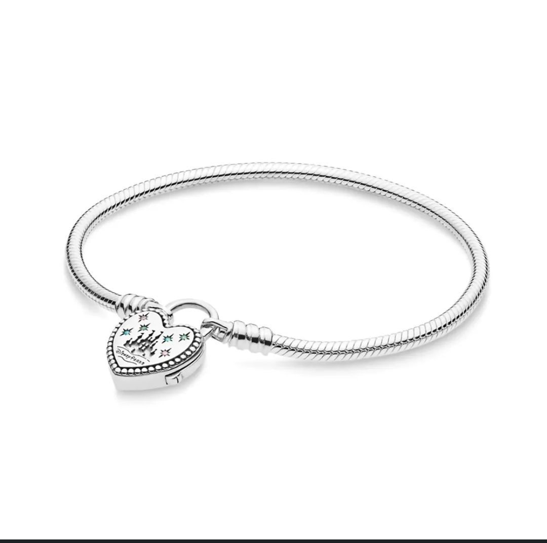 Bratara Pandora Disney Princess S925 ALE heart lock