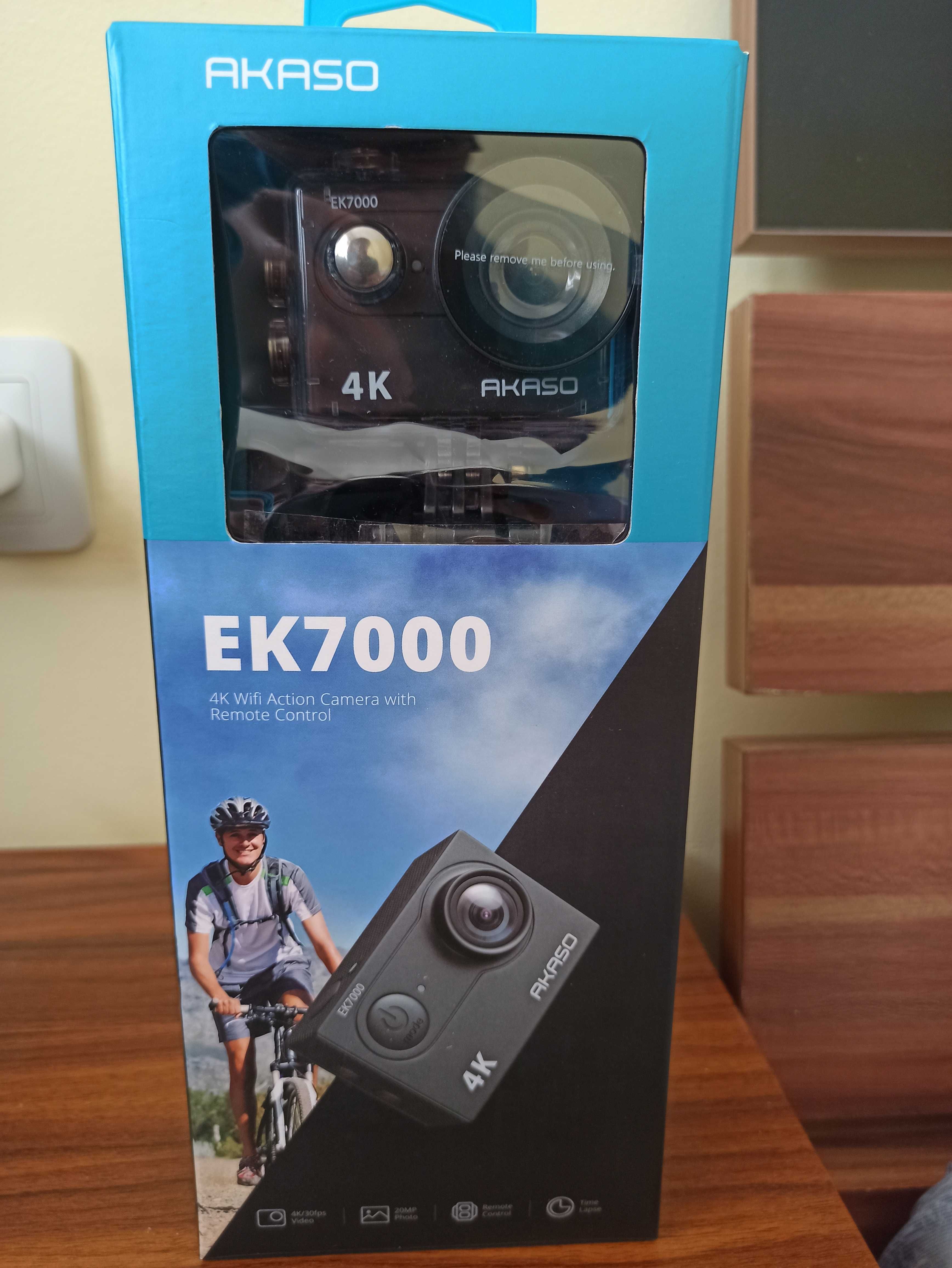 Екшън камера AKASO EK7000 WI-FI с гаранция