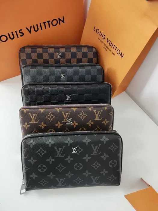 Чанта мъжка дамска портфейл Louis Vuitton, кожа, Франция