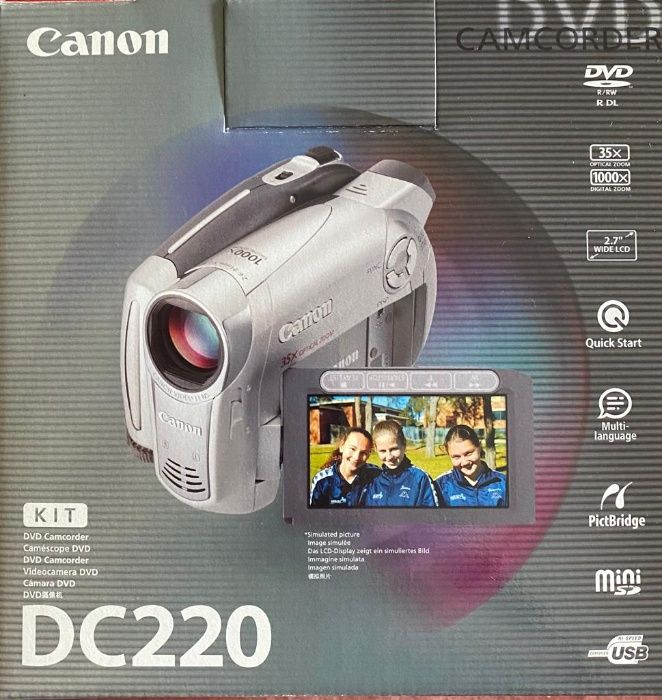 Camera Video Digitala Canon DC220