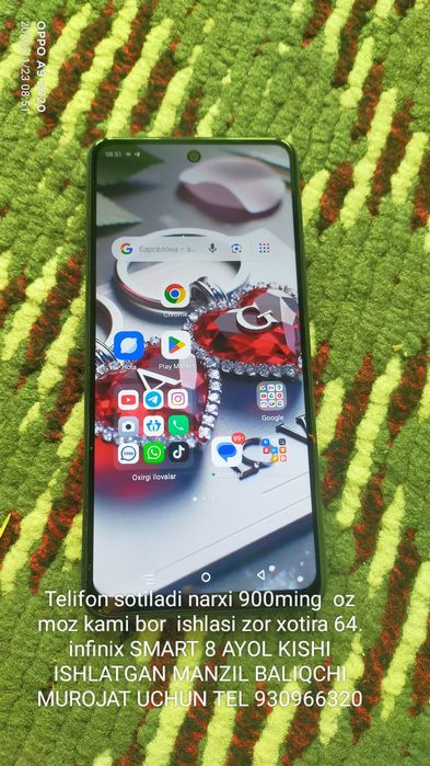 Infinx smart 8 sotiladi