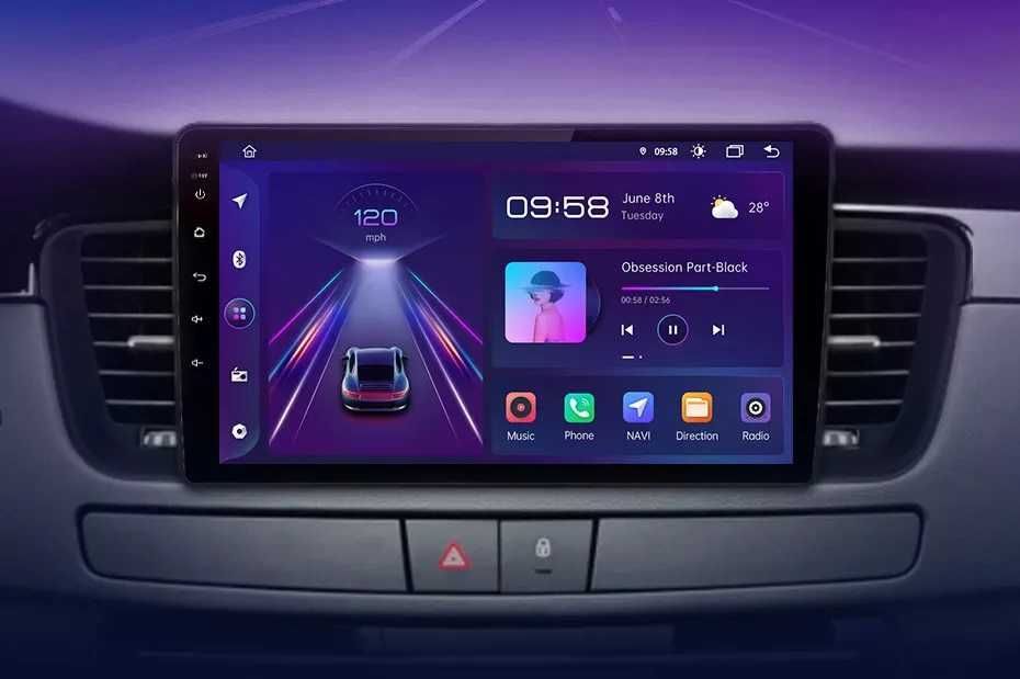 Navigatie Dedicata Android Peugeot 508, 9 Inch, Bluetooth, WiFi