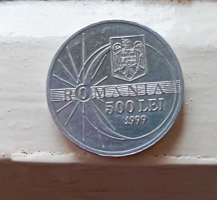 Vand monede 500 lei, an 1999 ,cu eclipsa