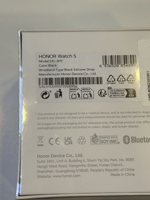 Honor Watch 5. Nou sigilat