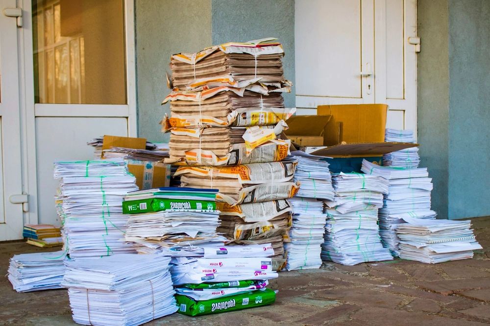 Приём макулатура