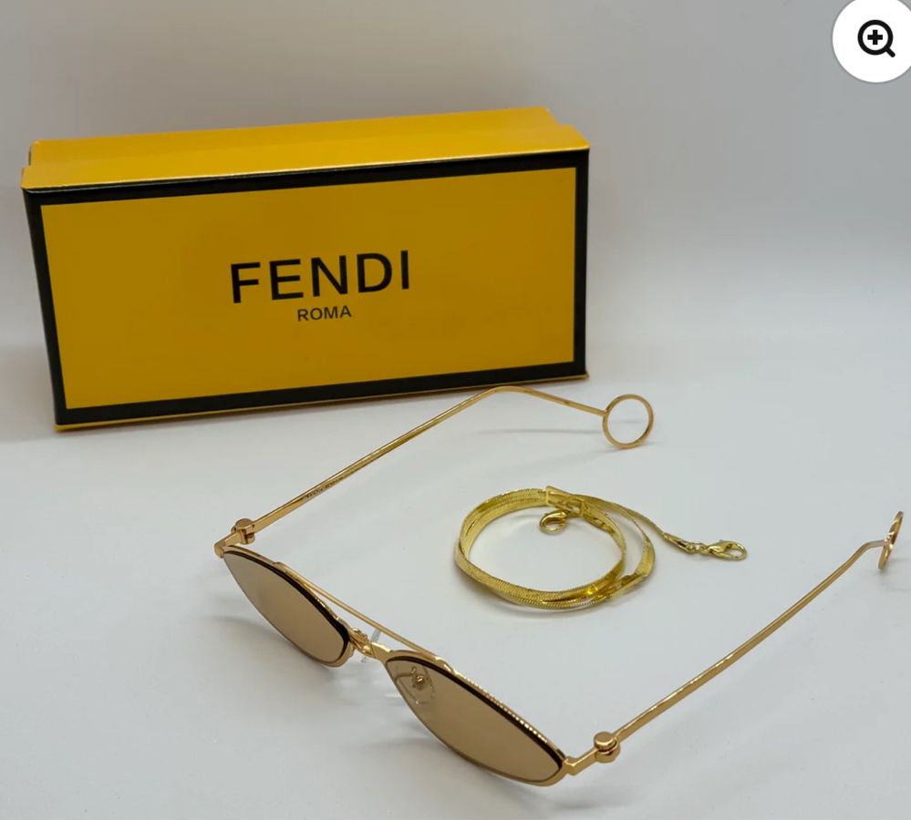 Fendi очила златни
