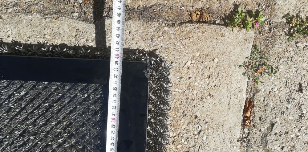 Sticla geam termorezistent pt. cuptor aragaz cu dimensiunile 39,5/54,5