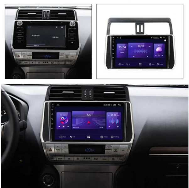 9-инчова мултимедия за TOYOTA Land Cruiser 150 Prado (2017–2022)камера