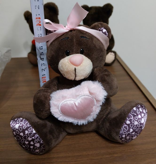 Мишка с сердцем. Мягкая игрушка. Медвежонок Milk