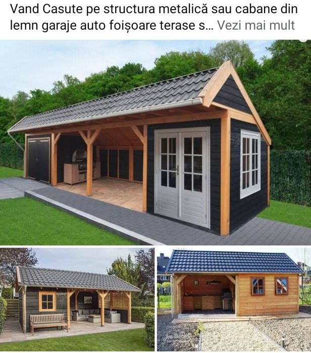 Casă pe structură metalică