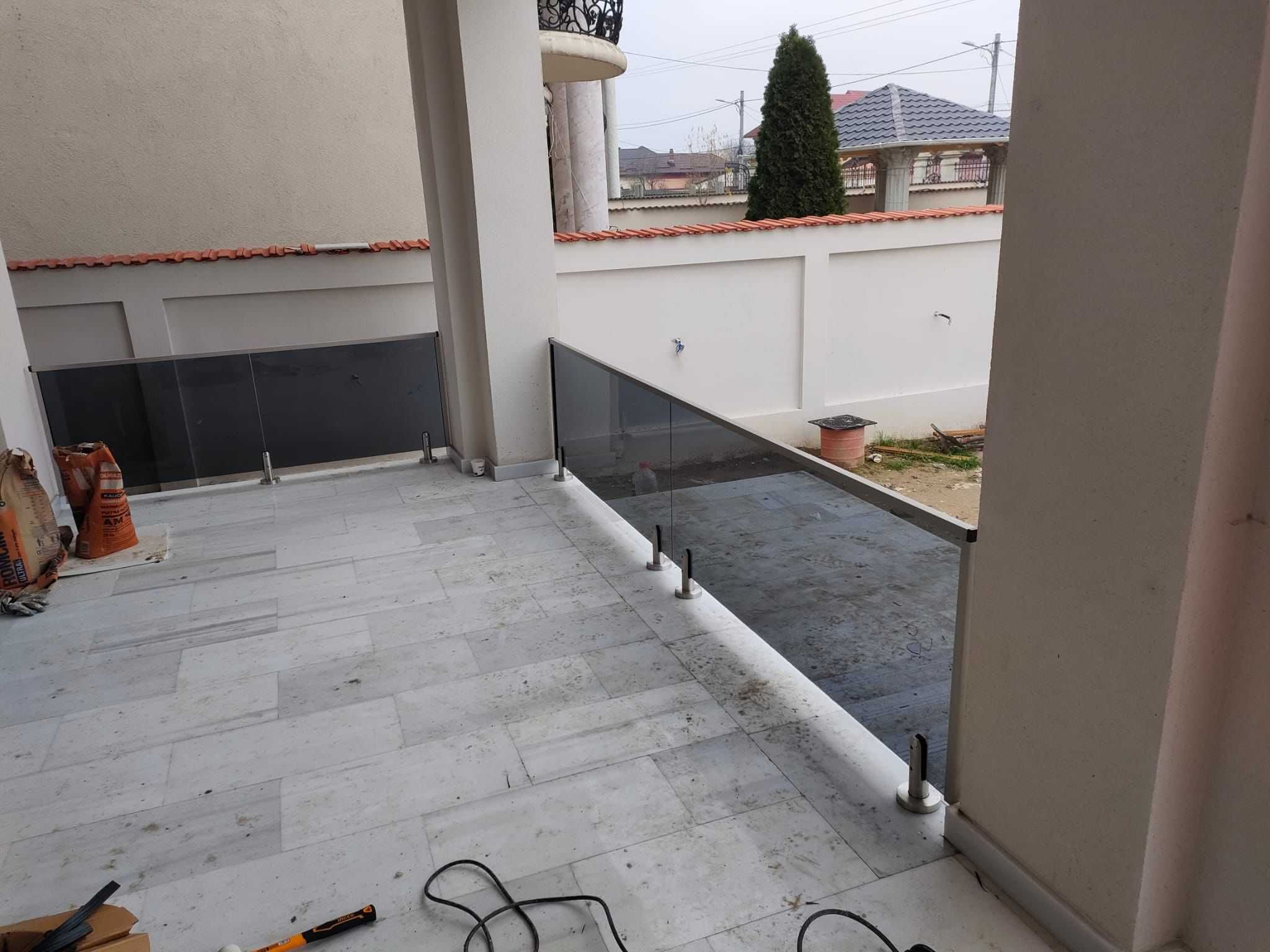 balustrada din sticla securizata la preturi mici