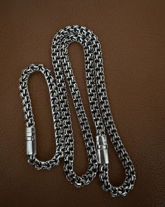 Цепочка и браслет 135 грамм