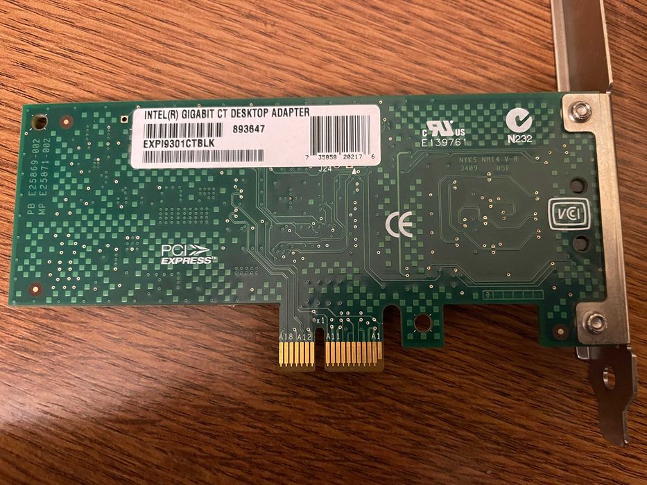Placa retea PCIe gigabit Intel PRO 1000 CT
