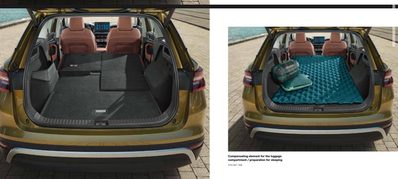 Sleep Pack Нивелираща Плоча за Спане Škoda Kodiaq
