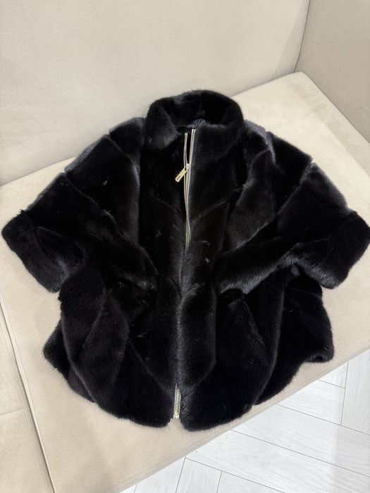 Продам черную норку евро мех