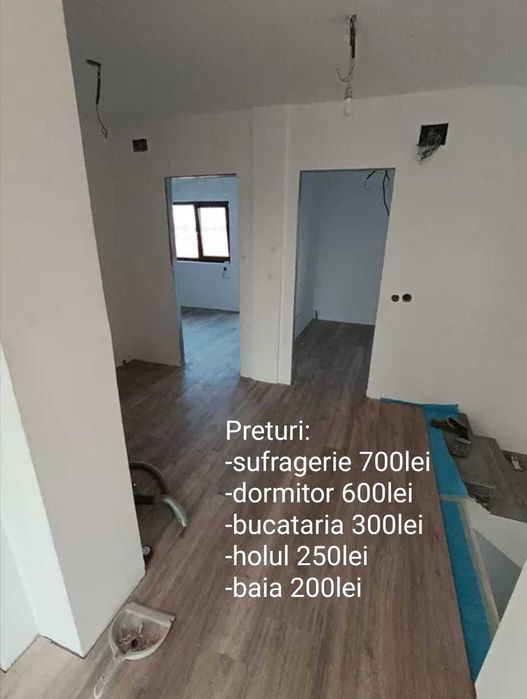 Zugrav cu experienta execut zugraveli la garsionera, apartament .