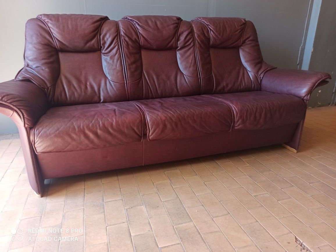 Кожен диван тройка Hjort Knudsen furniture