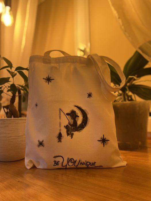 Tote bag pictata manual/ cadouri / plase personalizate