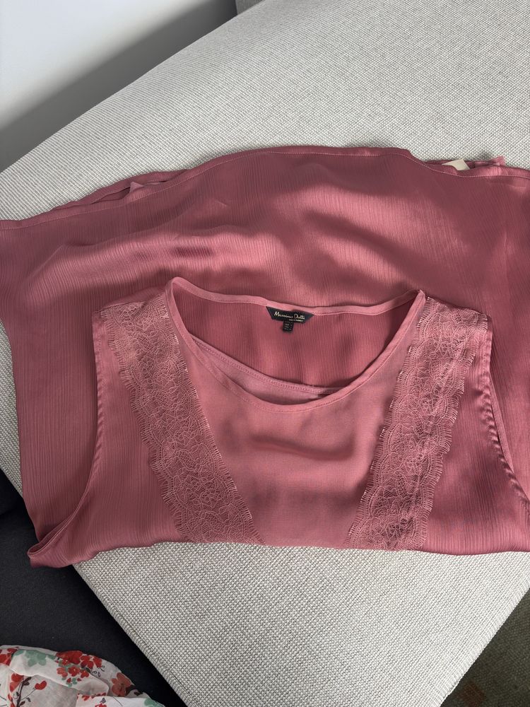 Massimo Dutti топове плетиво, коприна, лен
