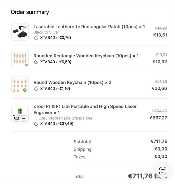 xTool F1 Lite Gravare Laser