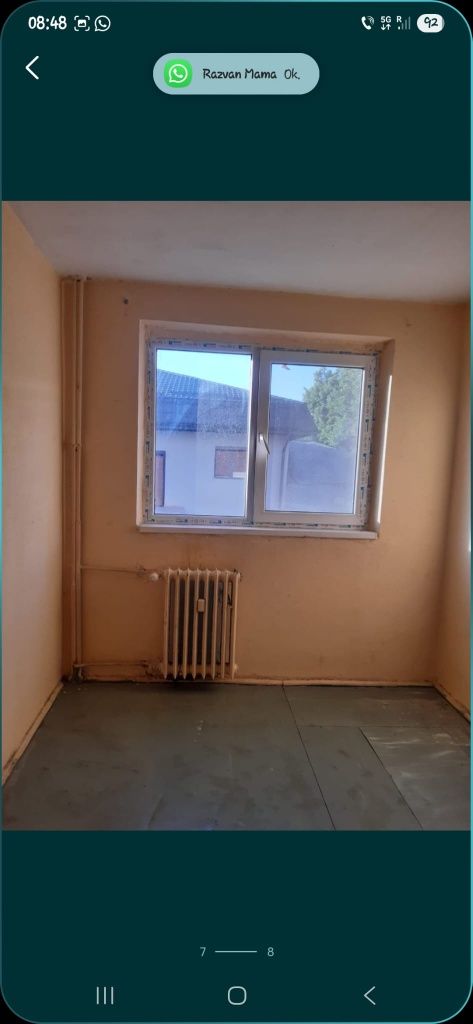 Vând apartament 3 camere, decomandat ,Galati