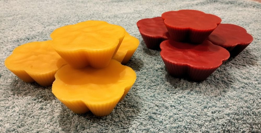 Цветной натуральный очищенный пчелиный воск