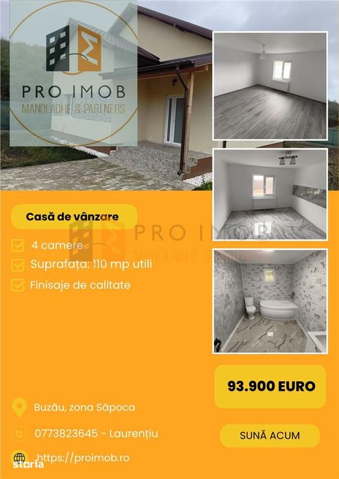 EXCLUSIVITATE! Casa tip parter in zona Sapoca