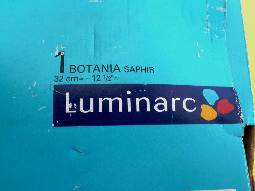 Нова оригинална френска,кобалтова фруктиера LUMINARC,диам.32см.