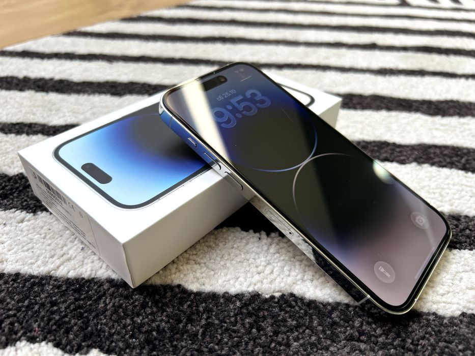  iPhone 14 Pro | Silver | 128 GB | КАТО НОВ | ОСТАВАЩА ГАРАНЦИЯ 1 ГОД