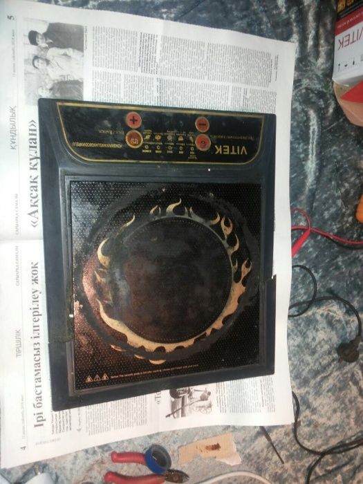 Керамичес., стеклян. столик от китайской световой эл.плиты VITЕК K