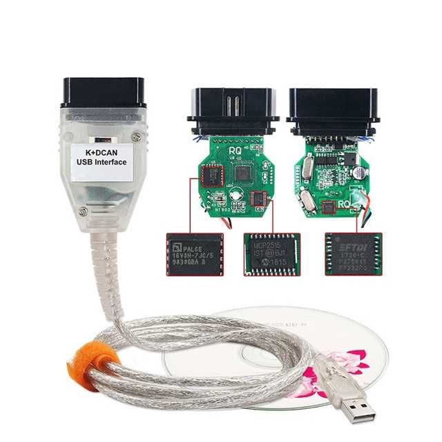 Diagnoza BMW SeriaE/F/G93-2018 ISTA INPA NCS Tester K+DCAN FTRL232RqRL