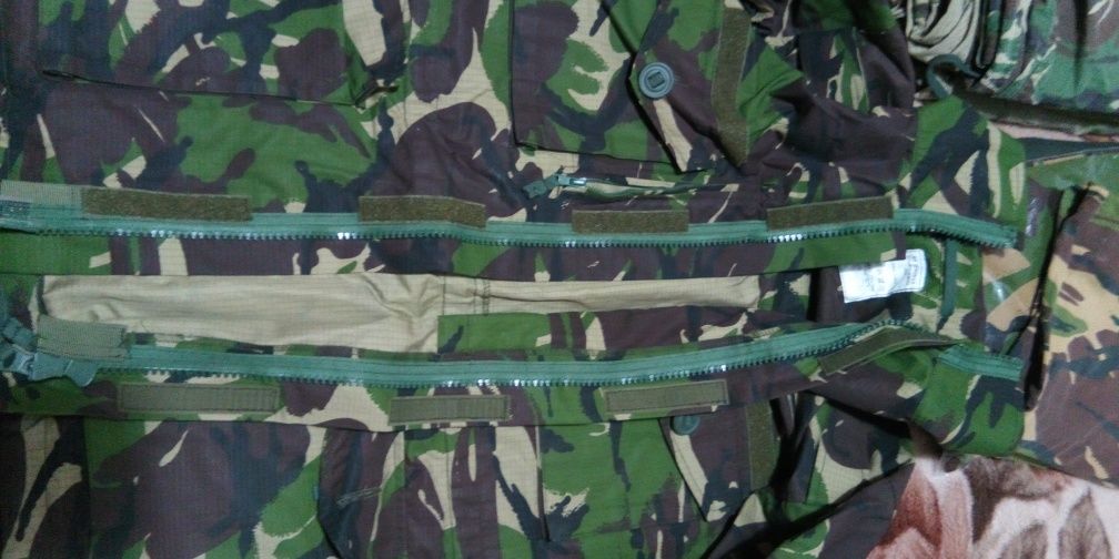 Veston camuflaj verde