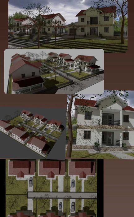 Case noi intr-un cartier privat