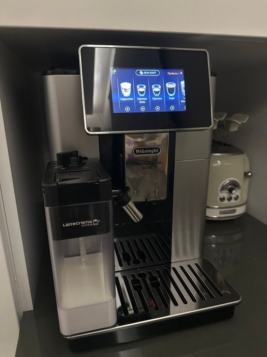 Кофемашина DeLonghi ECAM610.55.SB | Высшее качество|Гарантия+ Доставка
