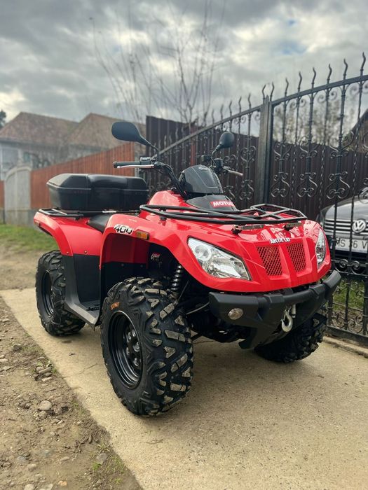 ATV Quad Arctic Cat 400CMC 4x4 cu troliu și carlig