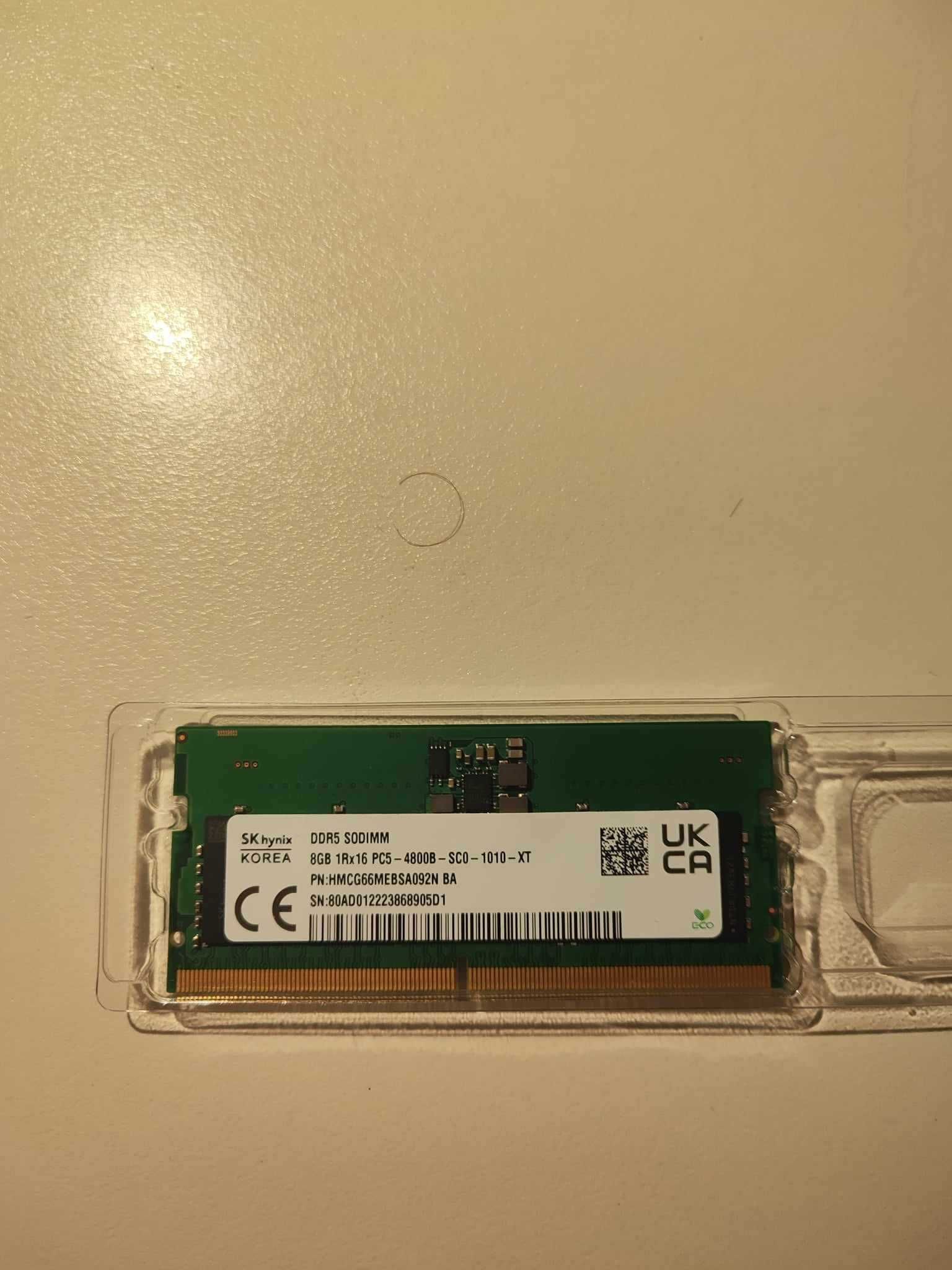 SK Hynix 8GB DDR5 4800Mhz SODIMM