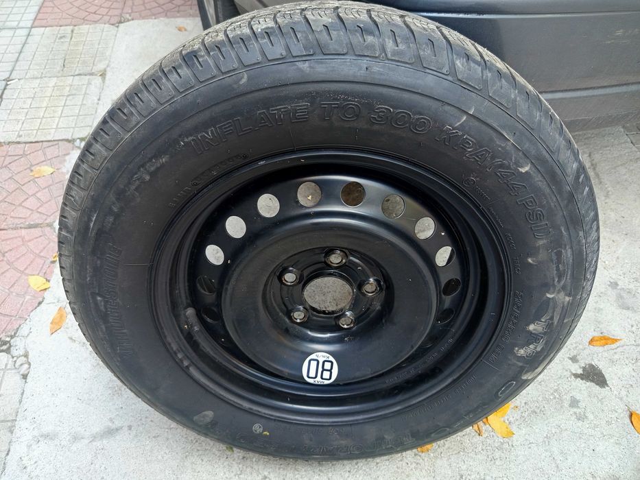 резервна гума джанта Нисан Рено Дачия Дъстър 5х114.3, 16 или 15ц. крик