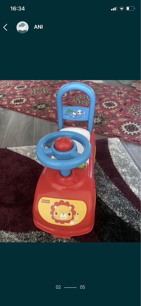 Primea mea masinuta bebelusi/copii mici