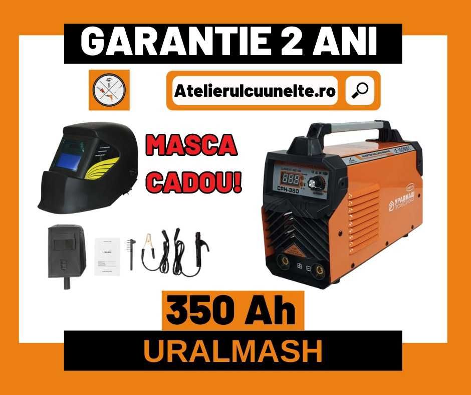 Aparat sudura Invertor Campion CPH350 MMA 350A UralMash Masca Automata