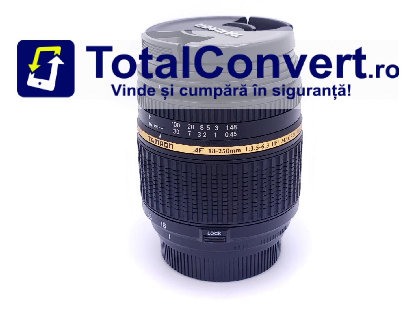 Obiectiv foto DSLR Tamron 18-250mm, Garantie 24 luni | #D83921
