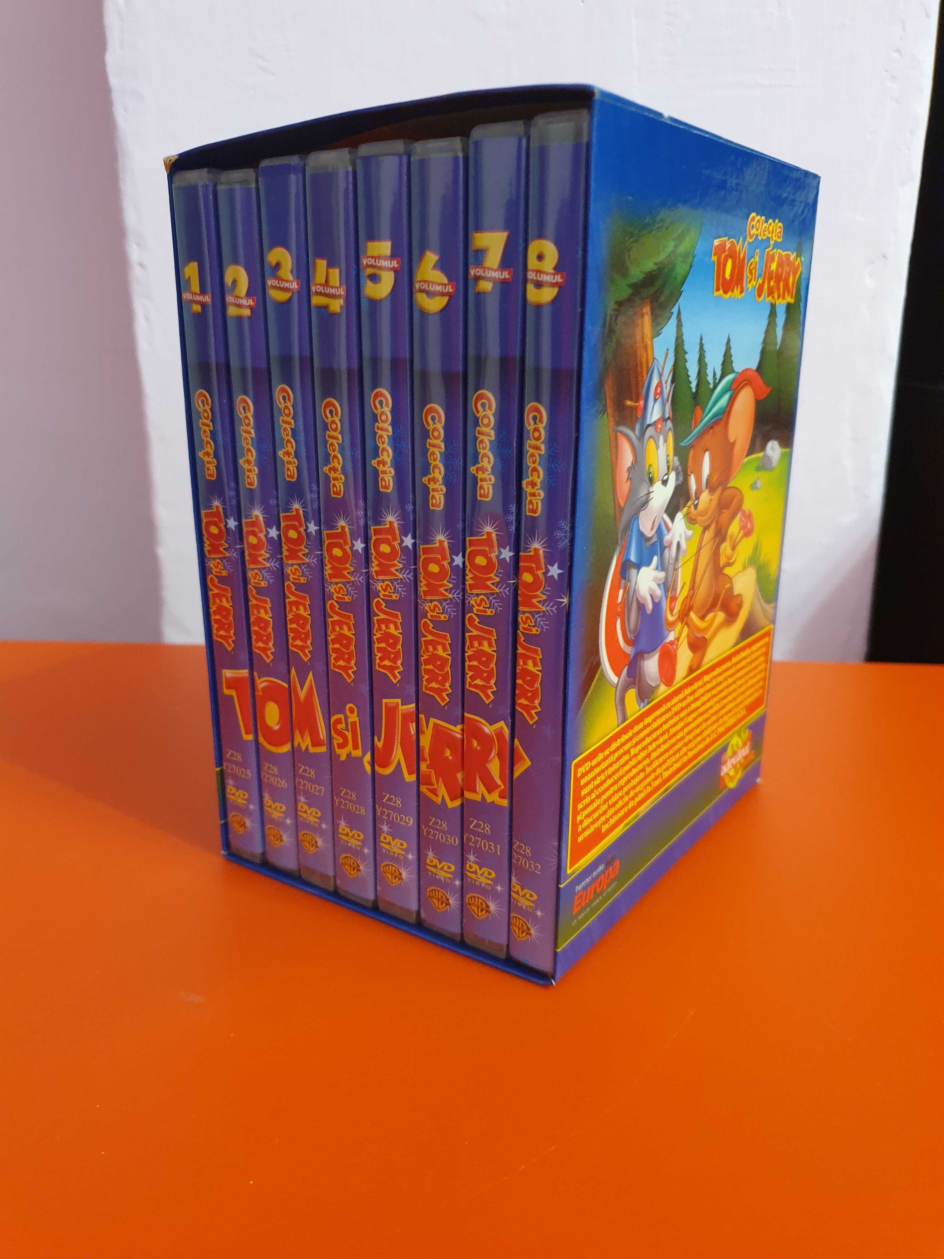 Colectie 8 DVD-uri Tom & Jerry