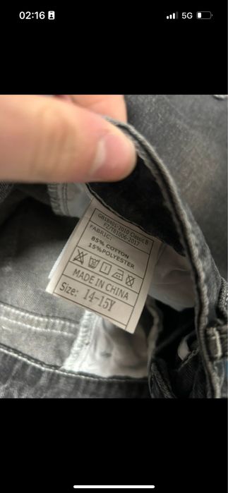 Blugi slim fit negri