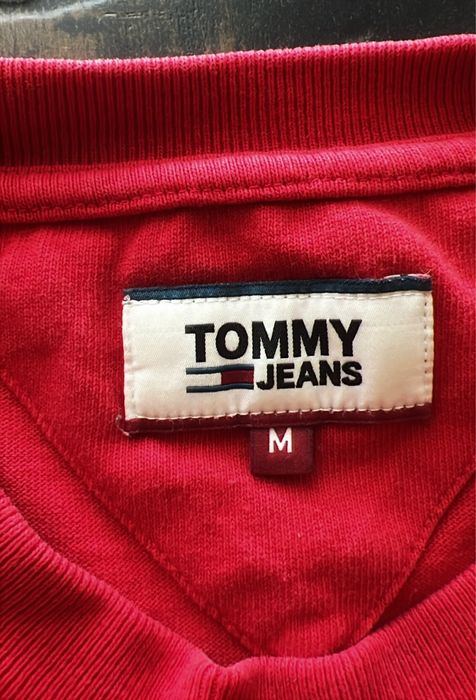 Tricou Barbati Tommy Hilfiger Jeans rosu